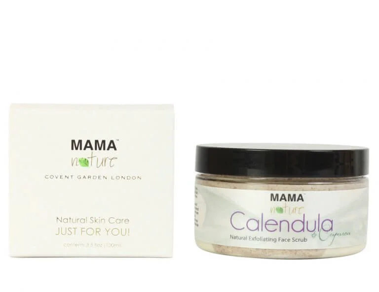 Calendula & Cupuacu Natural Exfoliating Face Scrub Cleanser