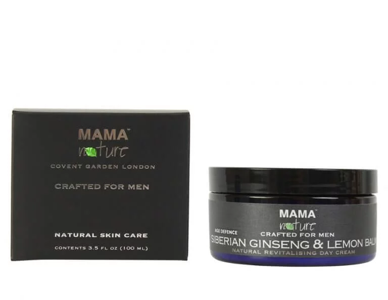 Men’s Siberian Ginseng & Lemon Balm Natural Revitalising Day Cream (Age Defence Range)